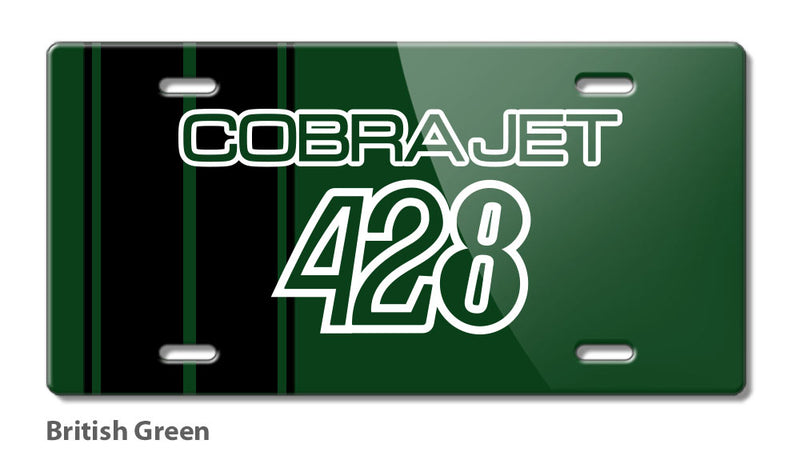 Cobra Jet 428 c.i. V8 Engine Emblem 1968 - 1970 Novelty License Plate