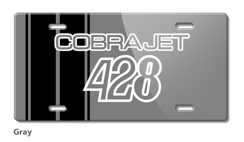 Cobra Jet 428 c.i. V8 Engine Emblem 1968 - 1970 Novelty License Plate