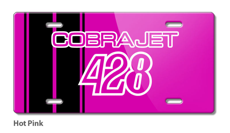 Cobra Jet 428 c.i. V8 Engine Emblem 1968 - 1970 Novelty License Plate