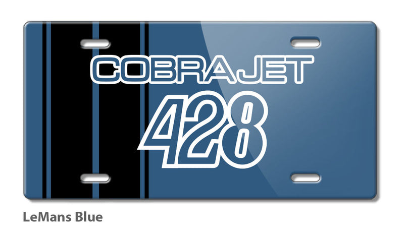 Cobra Jet 428 c.i. V8 Engine Emblem 1968 - 1970 Novelty License Plate