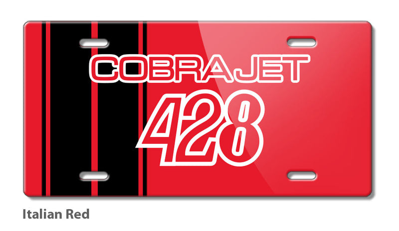 Cobra Jet 428 c.i. V8 Engine Emblem 1968 - 1970 Novelty License Plate