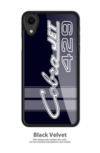 Cobra Jet 429 c.i. V8 Engine Emblem 1968 - 1969 Smartphone Case - Racing Stripes - Emblem