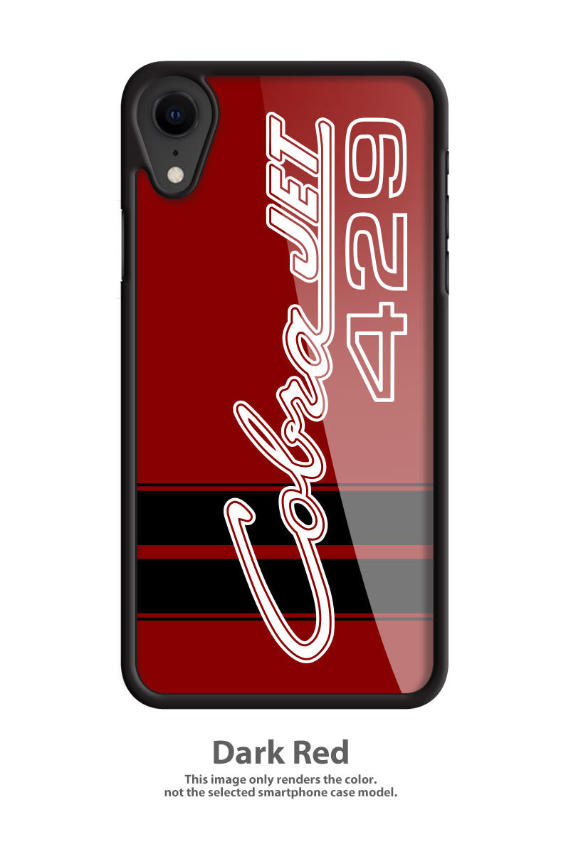 Cobra Jet 429 c.i. V8 Engine Emblem 1968 - 1969 Smartphone Case - Racing Stripes - Emblem