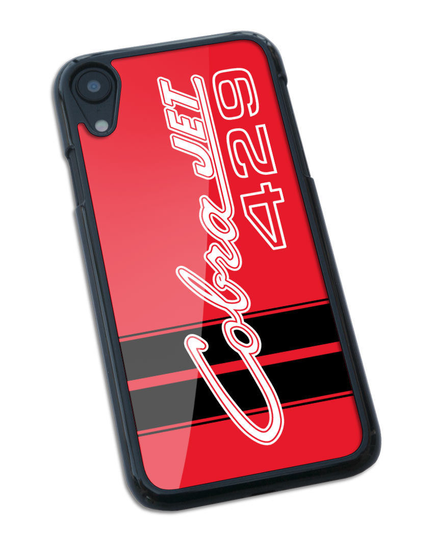 Cobra Jet 429 c.i. V8 Engine Emblem 1968 - 1969 Smartphone Case - Racing Stripes - Emblem