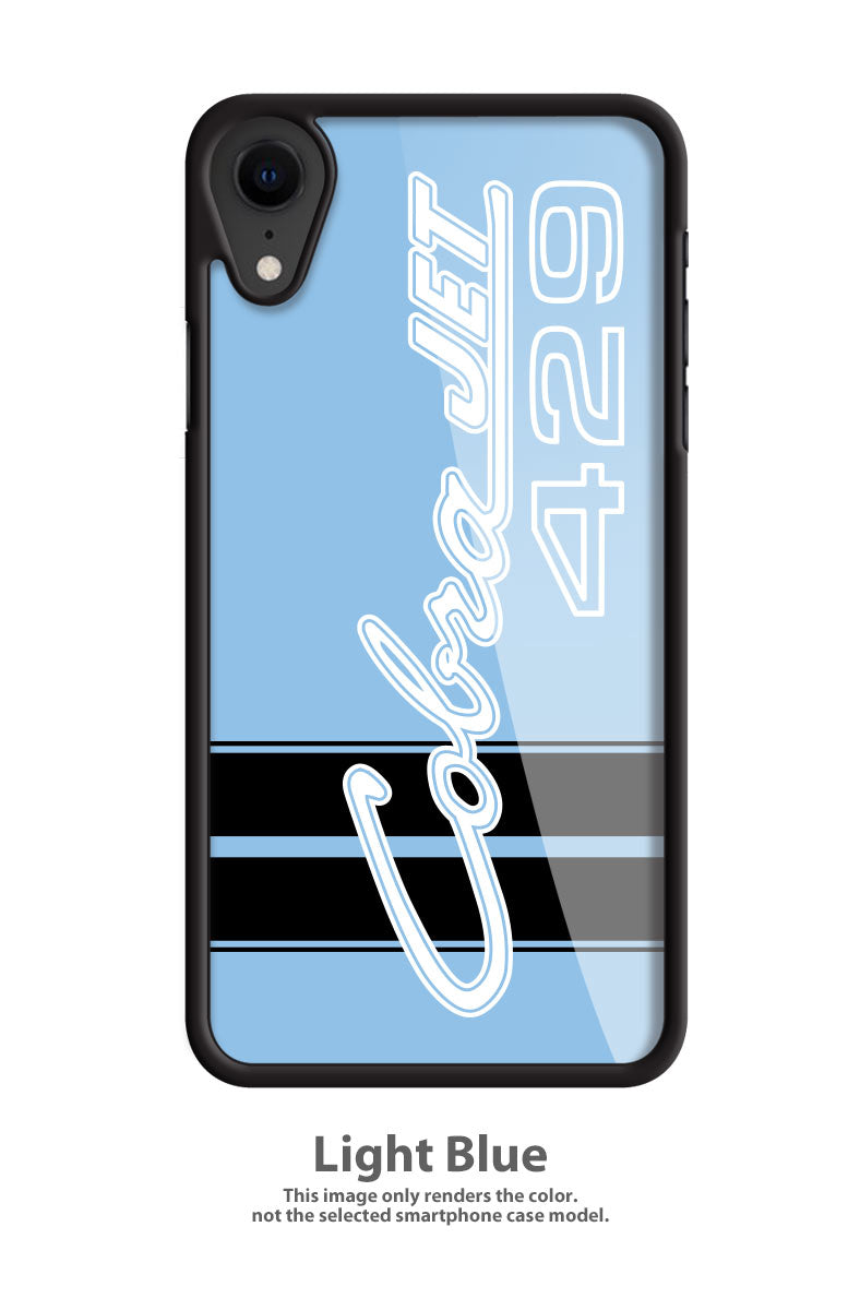 Cobra Jet 429 c.i. V8 Engine Emblem 1968 - 1969 Smartphone Case - Racing Stripes - Emblem