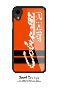 Cobra Jet 429 c.i. V8 Engine Emblem 1968 - 1969 Smartphone Case - Racing Stripes - Emblem