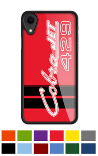 Cobra Jet 429 c.i. V8 Engine Emblem 1968 - 1969 Smartphone Case - Racing Stripes - Emblem