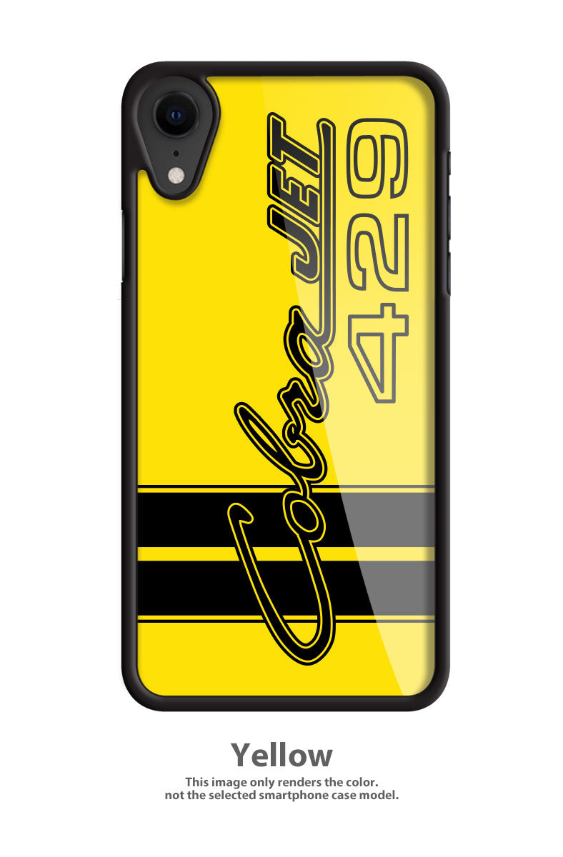 Cobra Jet 429 c.i. V8 Engine Emblem 1968 - 1969 Smartphone Case - Racing Stripes - Emblem