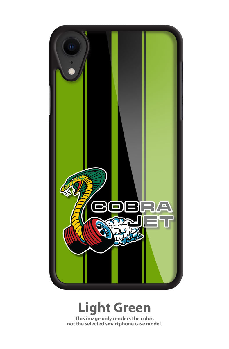 Cobra Jet Snake Emblem 1968 - 1969 Smartphone Case - Racing Stripes - Emblem