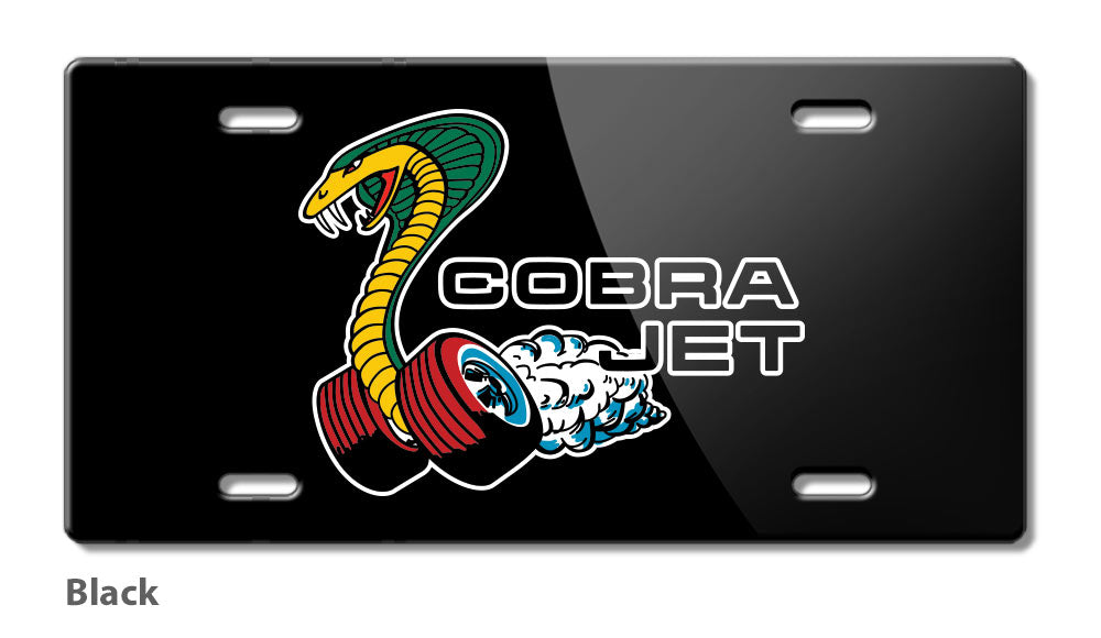 Cobra Jet Snake Emblem 1968 - 1969 Novelty License Plate – Legend