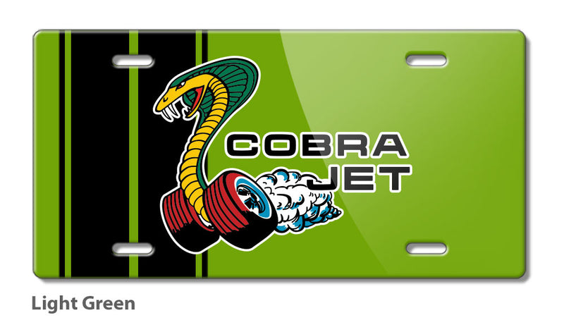 Cobra Jet Snake Emblem 1968 - 1969 Novelty License Plate