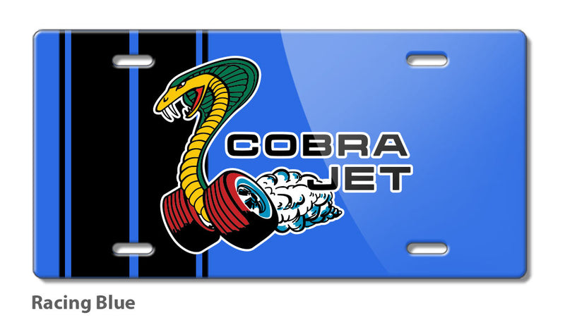 Cobra Jet Snake Emblem 1968 - 1969 Novelty License Plate