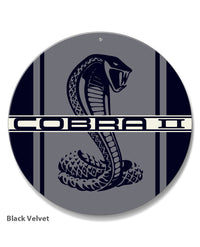 Cobra II Emblem 1976 Round Aluminum Sign