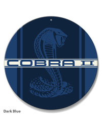 Cobra II Emblem 1976 Round Aluminum Sign