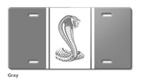 Cobra Snake Emblem Novelty License Plate