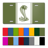 Cobra Snake Emblem Novelty License Plate