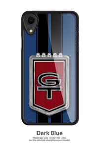 Ford Mustang GT Emblem 1965 - 1967 Smartphone Case - Racing Stripes - Emblem