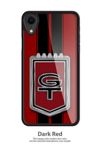 Ford Mustang GT Emblem 1965 - 1967 Smartphone Case - Racing Stripes - Emblem