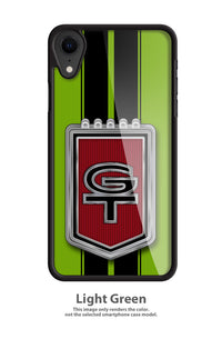 Ford Mustang GT Emblem 1965 - 1967 Smartphone Case - Racing Stripes - Emblem