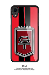 Ford Mustang GT Emblem 1965 - 1967 Smartphone Case - Racing Stripes - Emblem