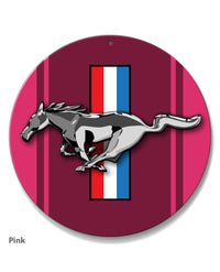 Ford Mustang Emblem Round Aluminum Sign