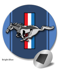 Ford Mustang Emblem Round Fridge Magnet