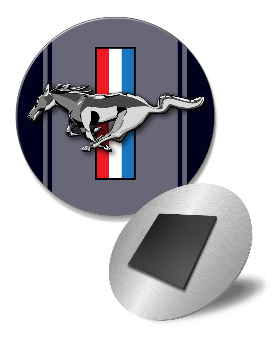 Ford Mustang Emblem Round Fridge Magnet