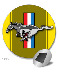 Ford Mustang Emblem Round Fridge Magnet