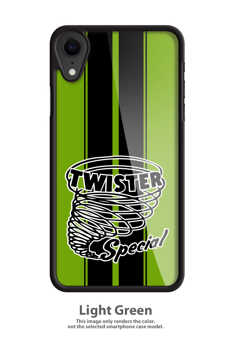 Ford Mustang Twister Mach 1 Emblem 1970 Smartphone Case - Racing Stripes - Emblem