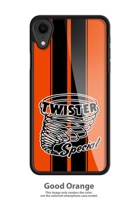 Ford Mustang Twister Mach 1 Emblem 1970 Smartphone Case - Racing Stripes - Emblem