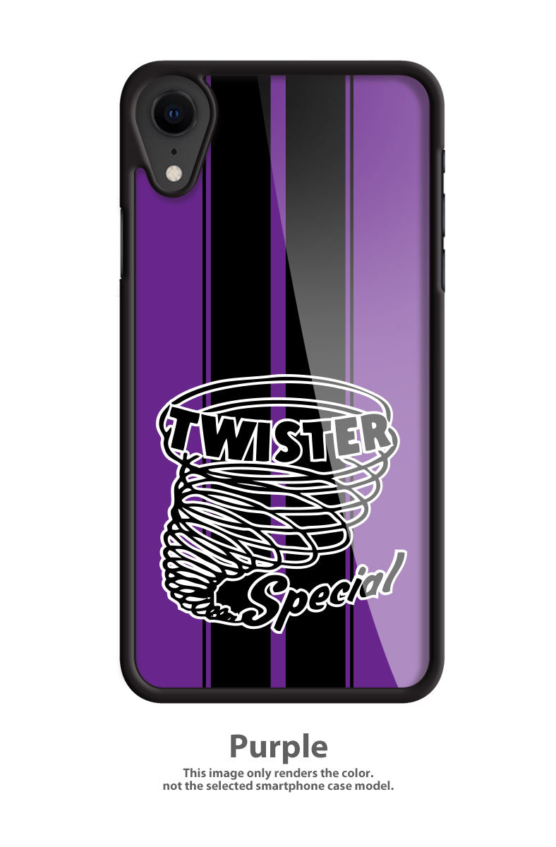 Ford Mustang Twister Mach 1 Emblem 1970 Smartphone Case - Racing Stripes - Emblem