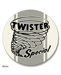 Ford Mustang Twister Mach 1 Emblem 1970 Round Aluminum Sign