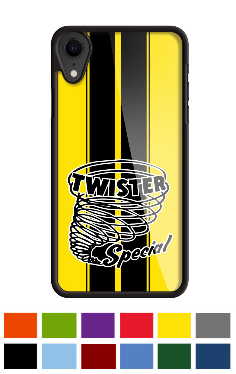 Ford Mustang Twister Mach 1 Emblem 1970 Smartphone Case - Racing Stripes - Emblem