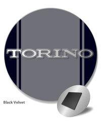 Ford Torino 1968 1970 Emblem Round Fridge Magnet