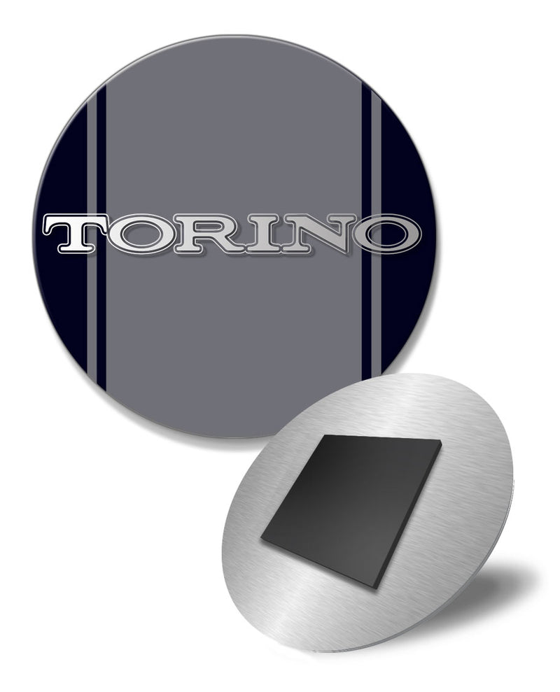 Ford Torino 1968 1970 Emblem Round Fridge Magnet