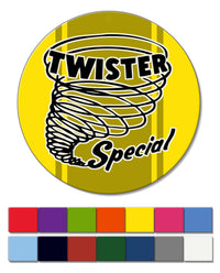 Ford Mustang Twister Mach 1 Emblem 1970 Round Fridge Magnet