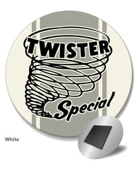 Ford Mustang Twister Mach 1 Emblem 1970 Round Fridge Magnet