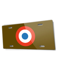 French Air Force Emblem Novelty License Plate