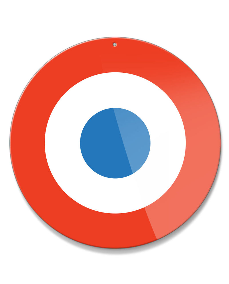 French Air Force Roundel Aluminum Sign