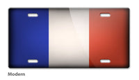 French Flag Novelty License Plate