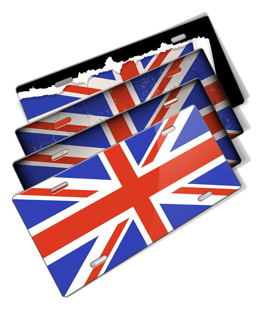 British Flag Novelty License Plate