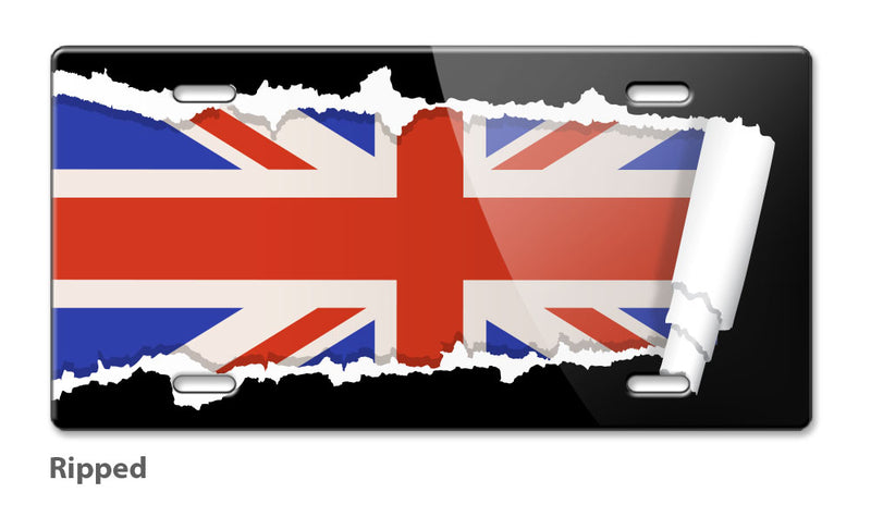 British Flag Novelty License Plate