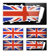  British Flag Novelty License Plate
