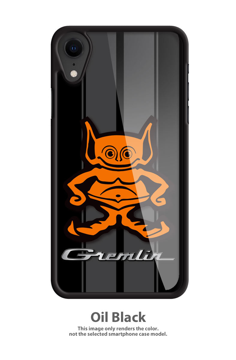 1970 - 1978 AMC Gremlin Guy Emblem Smartphone Case - Racing Stripes