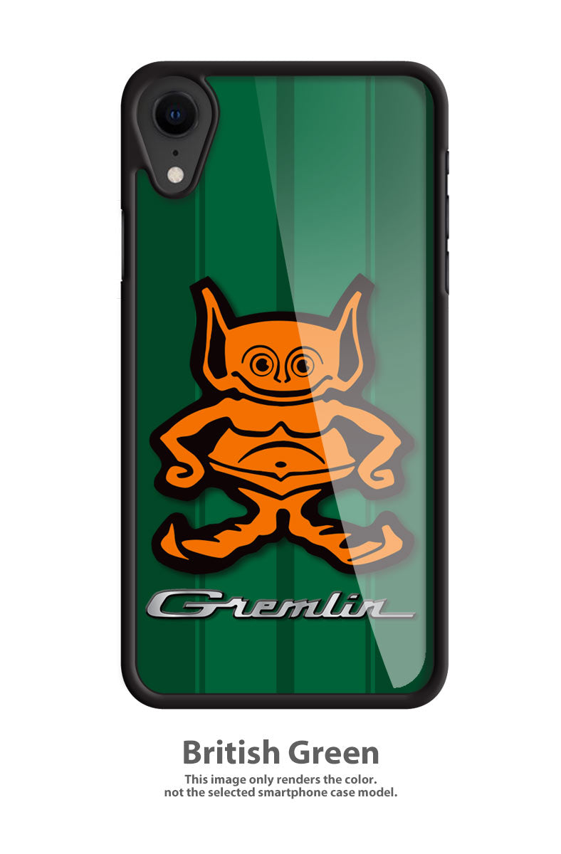 1970 - 1978 AMC Gremlin Guy Emblem Smartphone Case - Racing Stripes