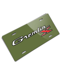 1970 - 1978 AMC Gremlin X Emblem Novelty License Plate - Vintage Emblem