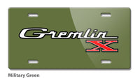 1970 - 1978 AMC Gremlin X Emblem Novelty License Plate - Vintage Emblem