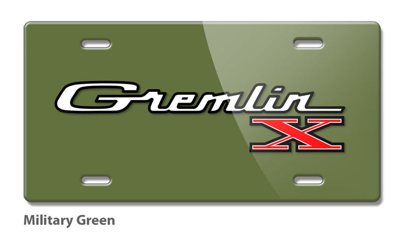 1970 - 1978 AMC Gremlin X Emblem Novelty License Plate - Vintage Emblem