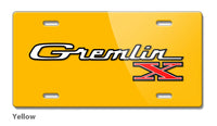 1970 - 1978 AMC Gremlin X Emblem Novelty License Plate - Vintage Emblem