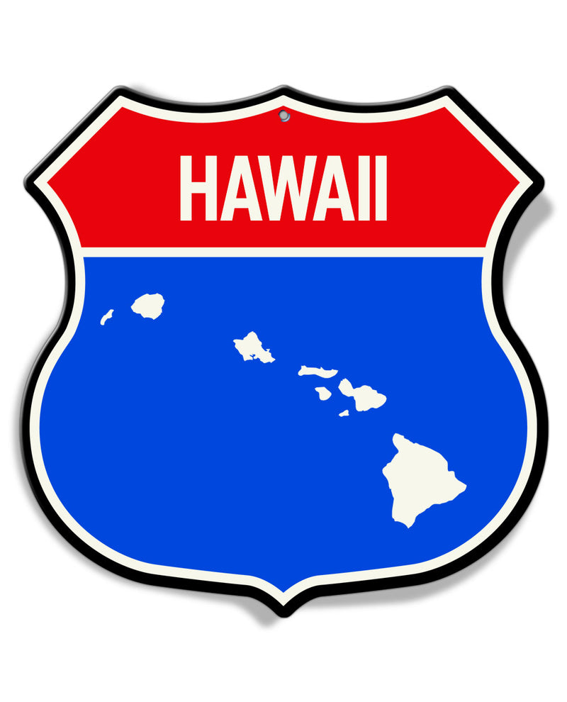 State of Hawaii Interstate - Shield Shape - Aluminum Sign